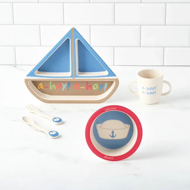Dinner Set - Sailboat
