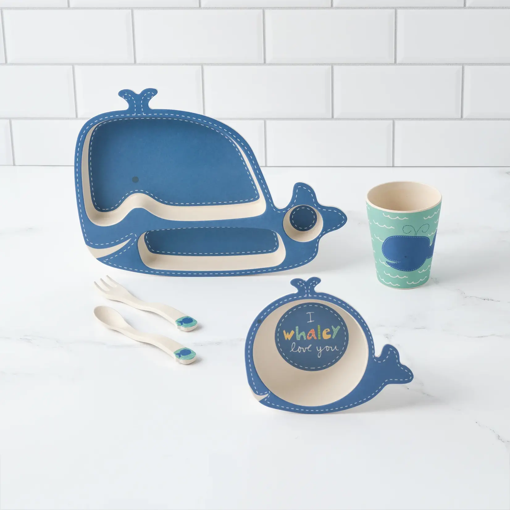 Dinner Set - Wally Whale