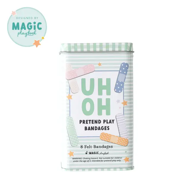 Pretend Play Bandages and Bandaid Tin
