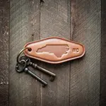 NC Leather Keychain - Motel Style