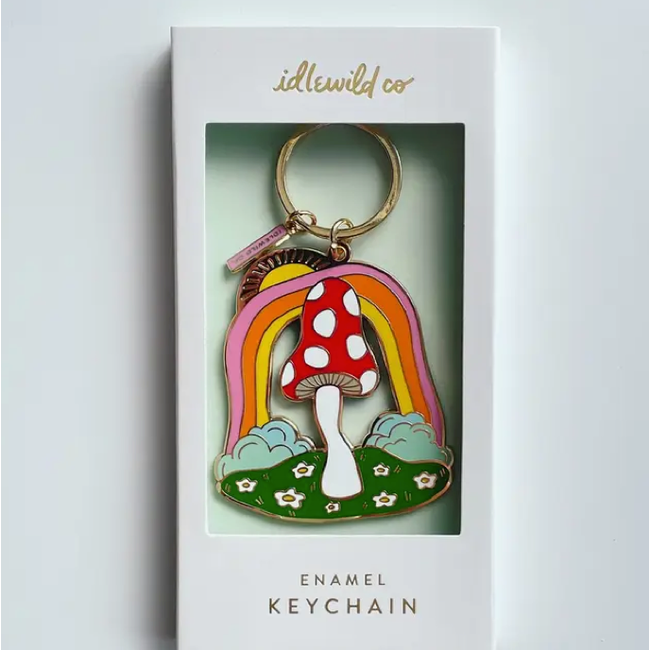 Magic Mushroom Keychain