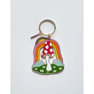 Magic Mushroom Keychain