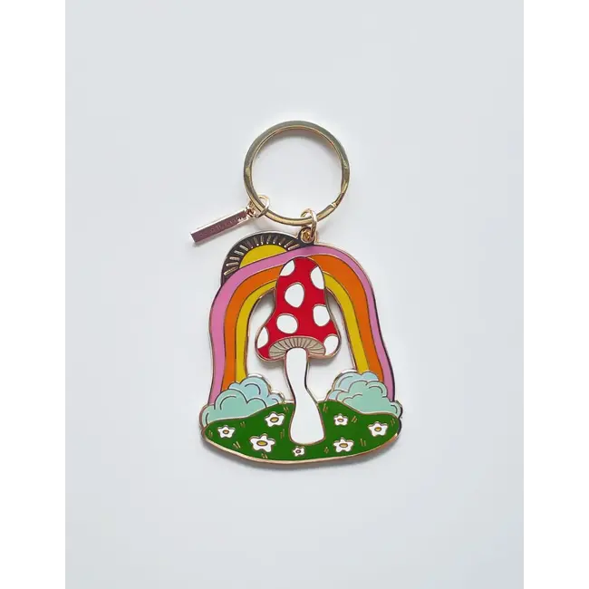 Magic Mushroom Keychain