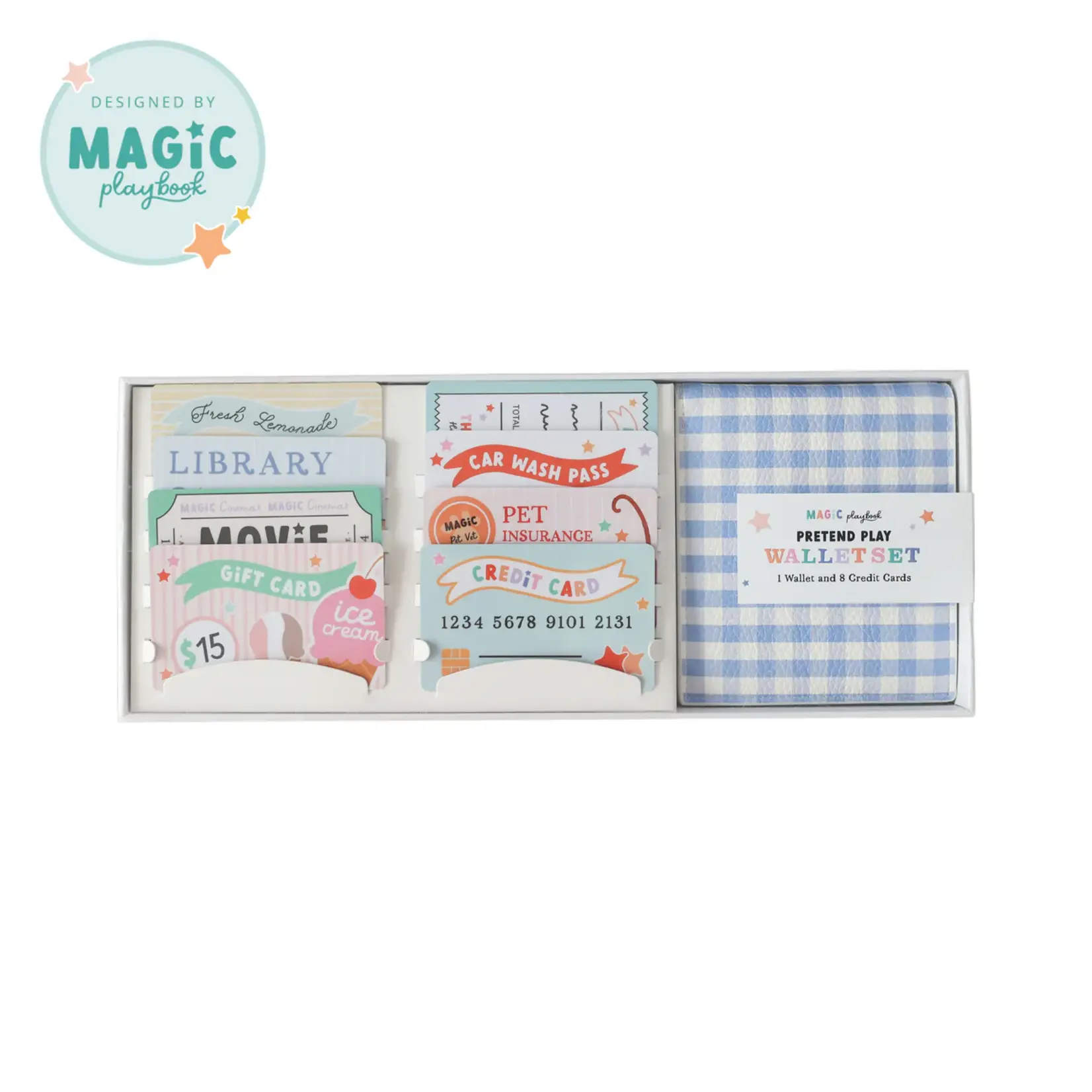 Pretend Play Wallet & Credit Card Set