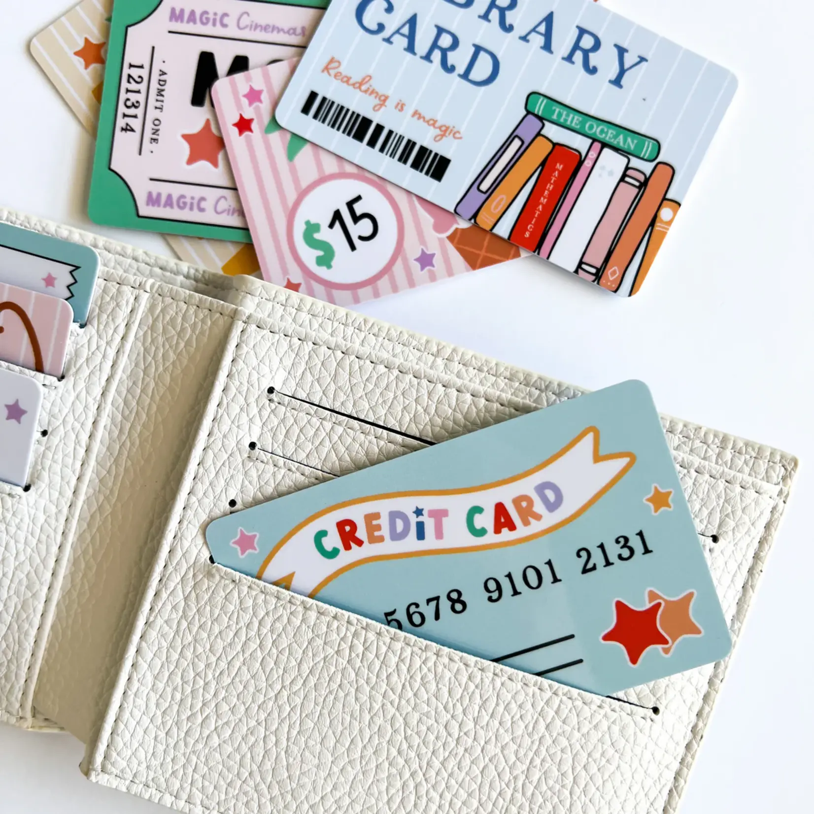 Pretend Play Wallet & Credit Card Set