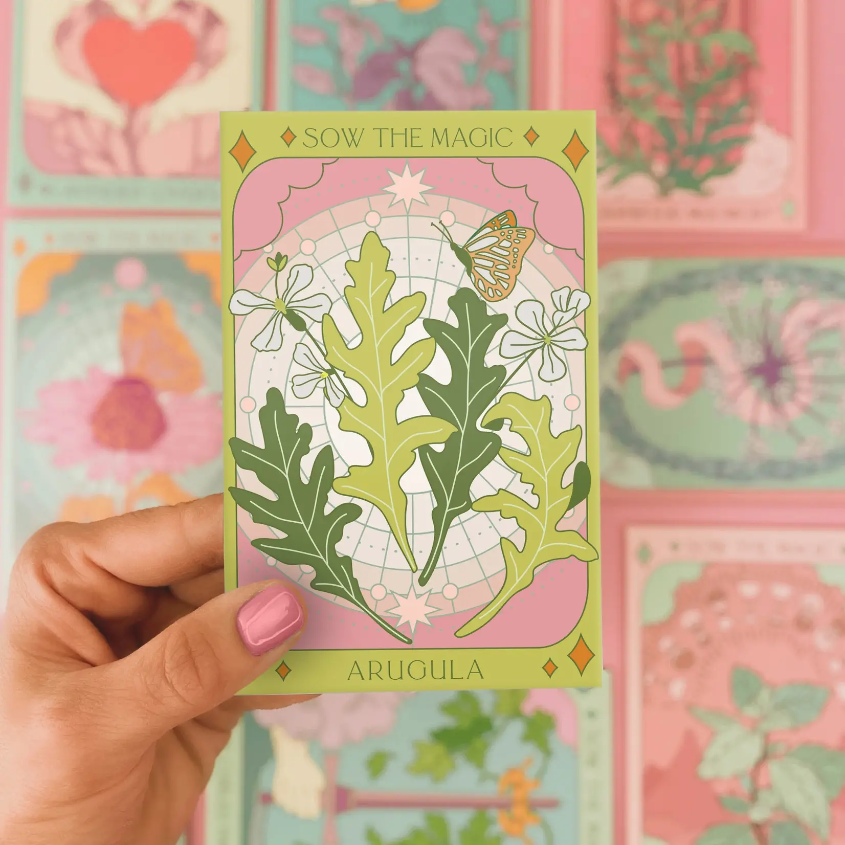 Tarot Garden + Gift Seed Packet - Arugula