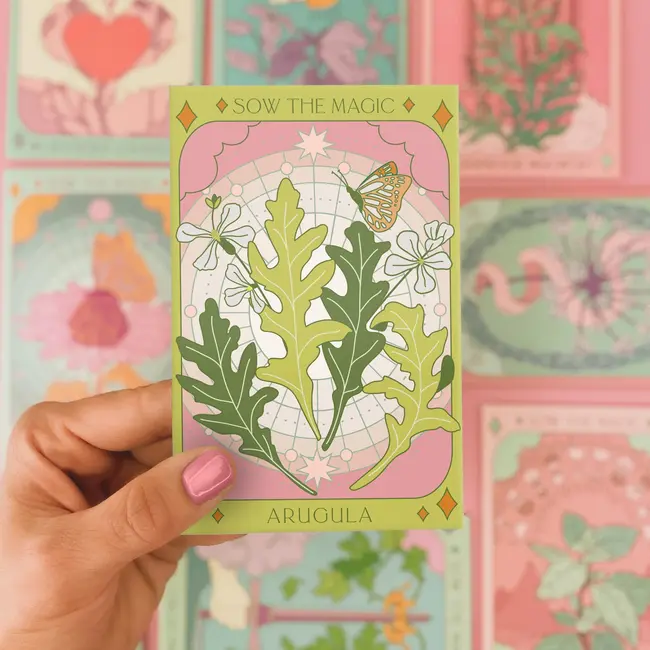 Sow the Magic Tarot Garden + Gift Seed Packet - Arugula