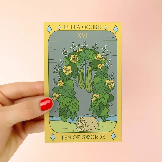 Sow the Magic Tarot Garden + Gift Seed Packet - Luffa Gourd