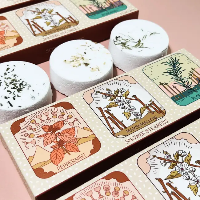 Sow the Magic Shower Steamer Set Limited Edition Tarot