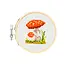 Mini Cross Stitch Embroidery Kit - Mushroom