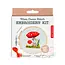 Mini Cross Stitch Embroidery Kit - Mushroom