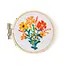 Mini Cross Stitch Embroidery Kit - Flowers