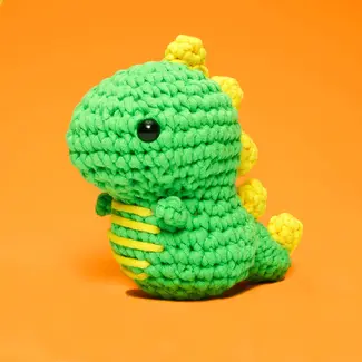 The Woobles Woobles Beginner Crochet Kit - Fred Dinosaur