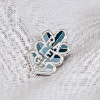 Brooks Designs Co. Brooks Designs Co. Enamel Pin Oak Leaf Blue