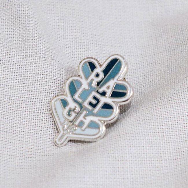 Brooks Designs Co. Brooks Designs Co. Enamel Pin Oak Leaf Blue
