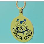 Key Fob - Ride On (Pale Green)