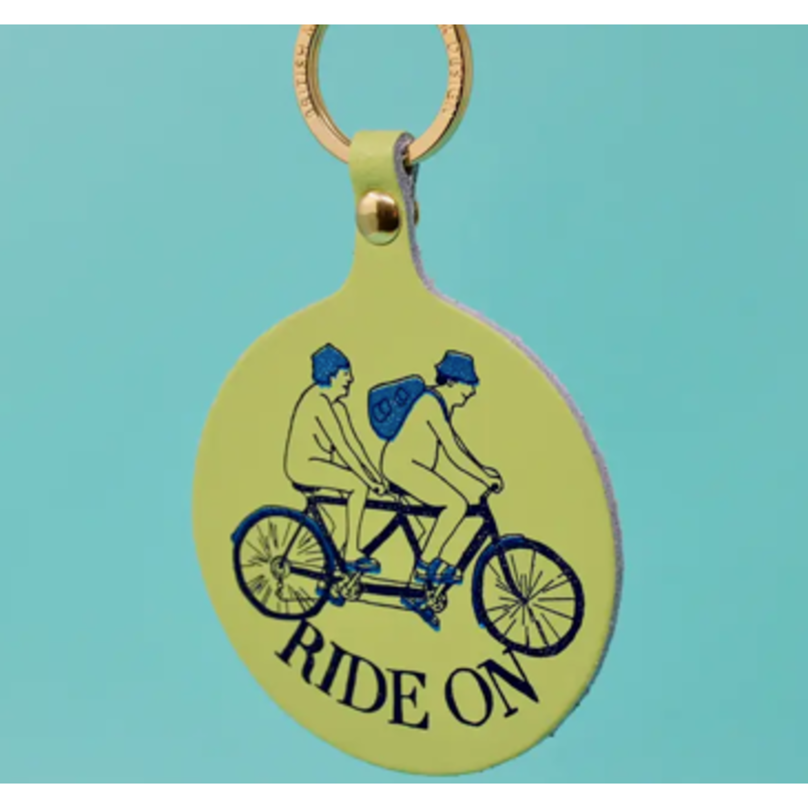 Key Fob - Ride On (Pale Green)