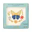 Jewelry Dish & Stud Earring Set - Butterfly/Cream