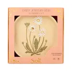 Jewelry Dish & Stud Earring Set - Daisy/Vanilla