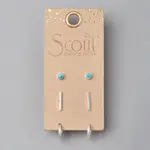 Stud Trio Earrings - Scarlett Silver