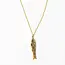 Sally Fish Dimensional Brass Necklace