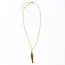 Sally Fish Dimensional Brass Necklace