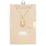 Stella Locket Necklace - Love