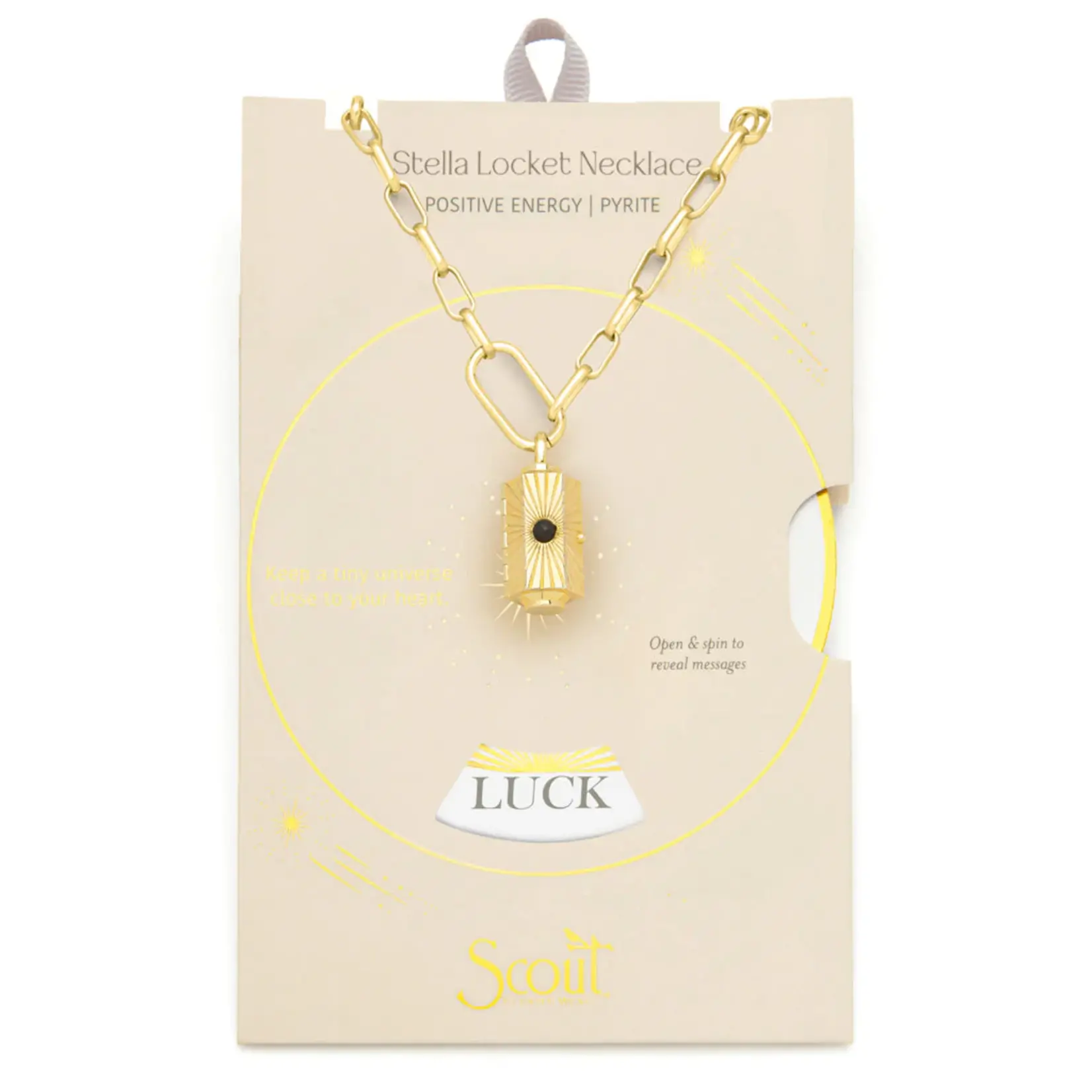 Stella Locket Necklace - Positive Energy