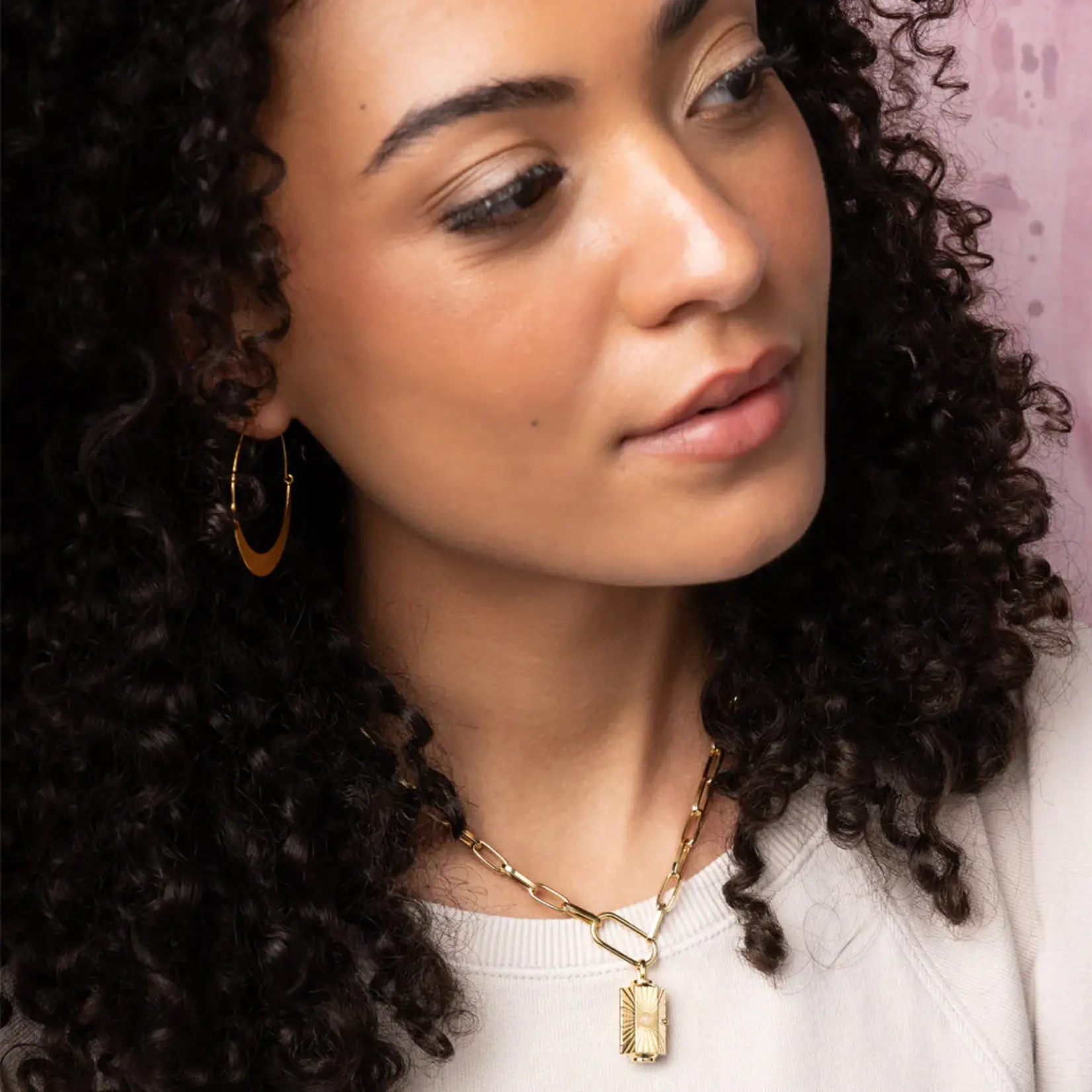Stella Locket Necklace - Joy