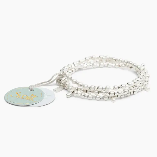 Metal Wrap Classic Teardrop - Silver