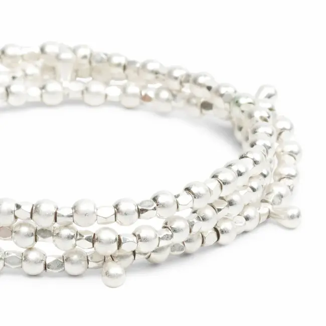 Metal Wrap Classic Teardrop - Silver