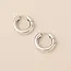 Refined Earrings Stellar Hoop - Silver