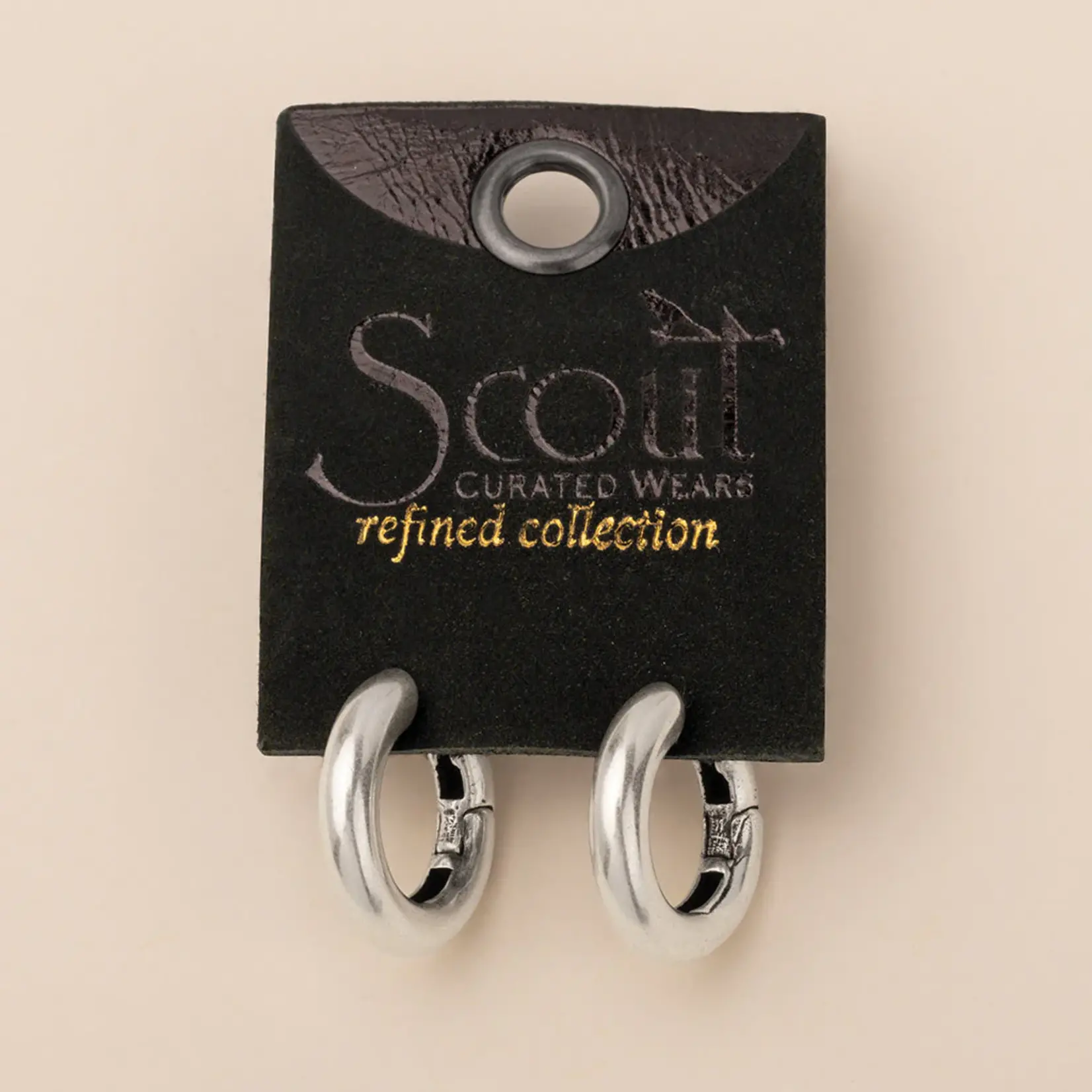 Refined Earrings Stellar Hoop - Silver