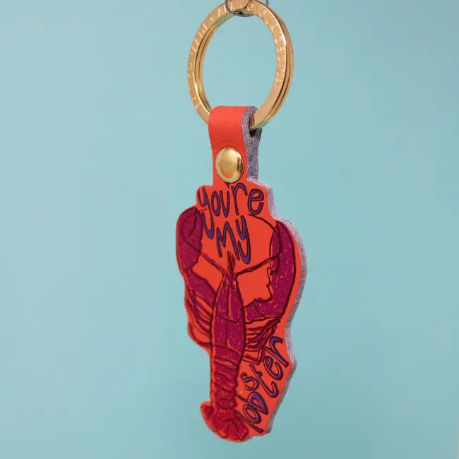 Key Fob - Lobster (Coral)