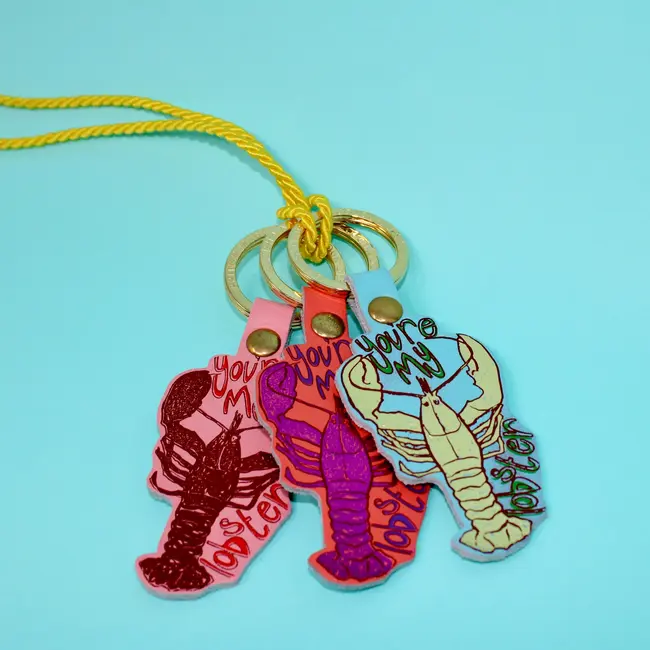 Key Fob - Lobster (Coral)