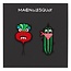 Iron-on Patch - Small Cucumber + Beet