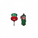 Iron-on Patch - Small Cucumber + Beet