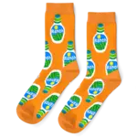 Yellow Owl Socks - Ranch (Large)