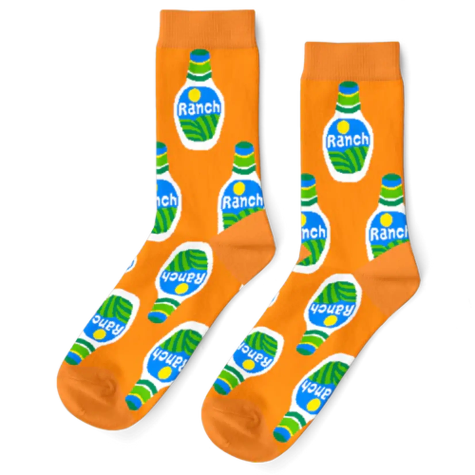 Yellow Owl Socks - Ranch (Large)