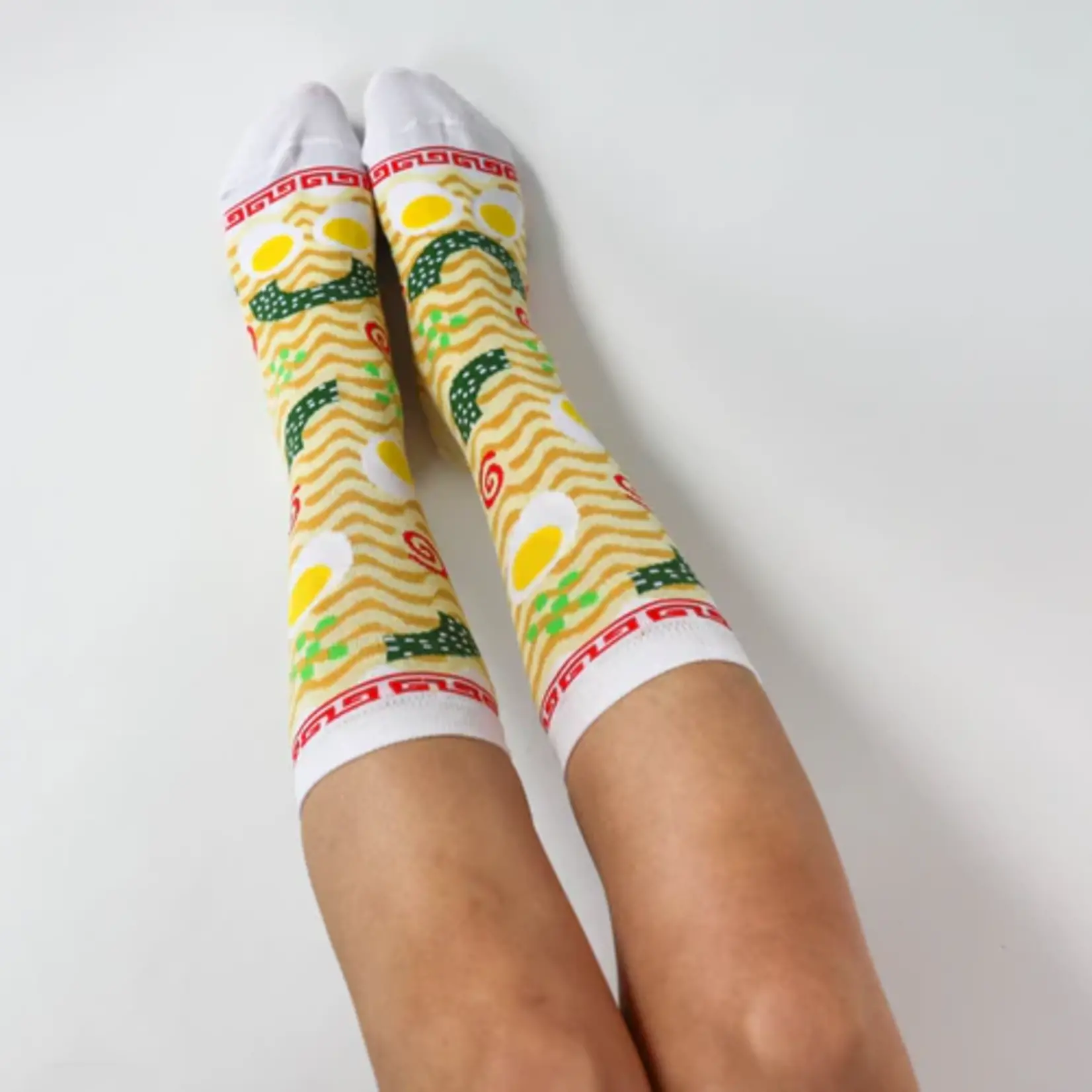 Yellow Owl Socks - Womens Ramen (Small)