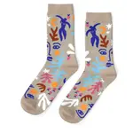 Yellow Owl Socks - Matisse (Large)