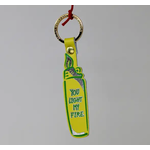 Key Fob - You Light My Fire (Acid Green)