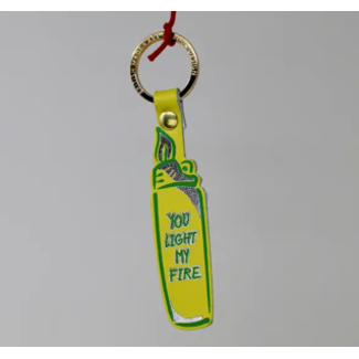 Key Fob - You Light My Fire (Acid Green)