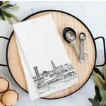 Raleigh Skyline Tea Towel