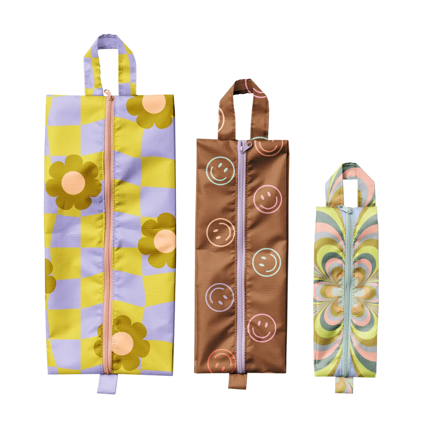 Packing Pouch Set - Cool Funky Daisy