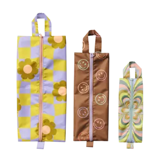 Packing Pouch Set - Cool Funky Daisy