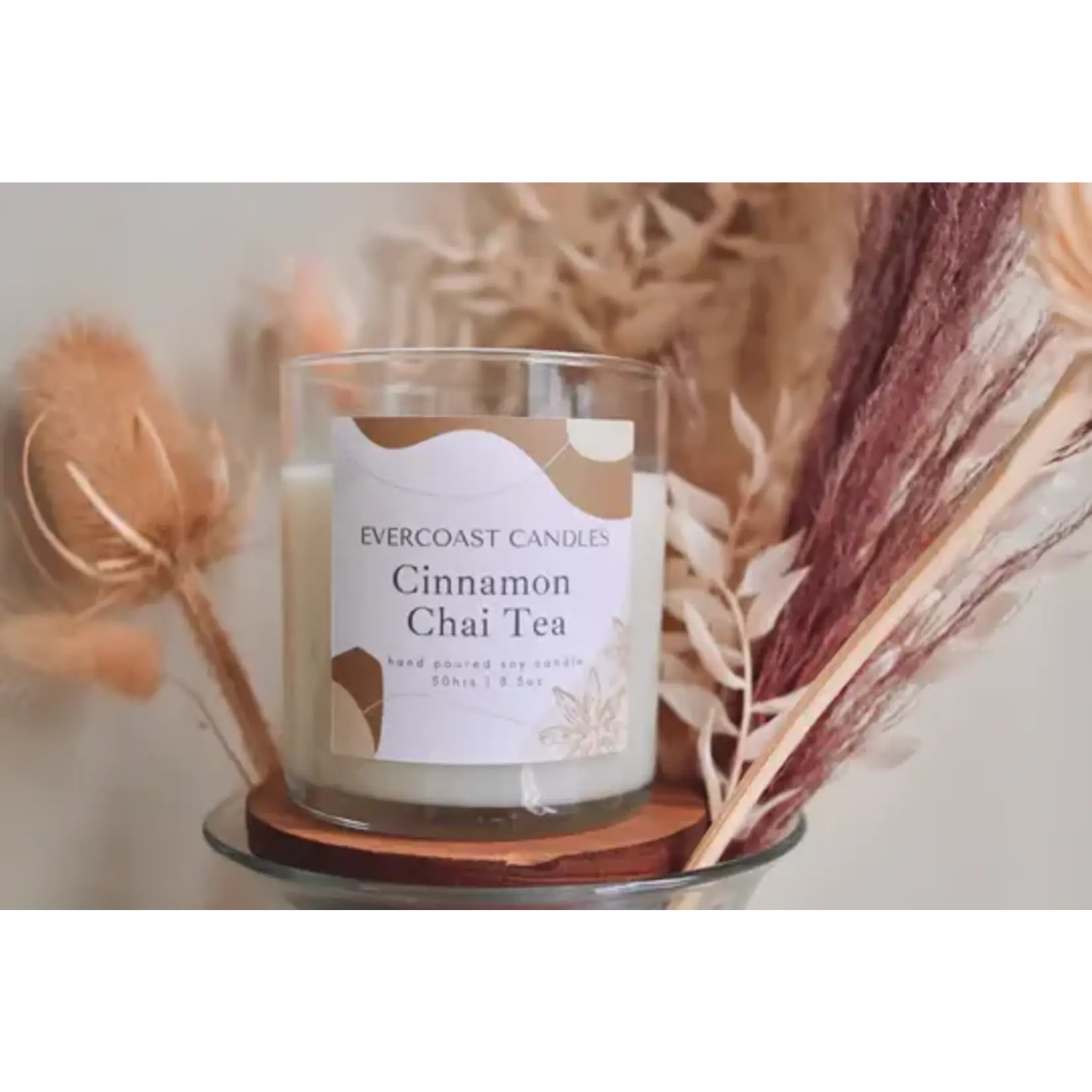 Evercoast Candles Evercoast Candle - Cinnamon Chai Tea 8.5 oz Glass