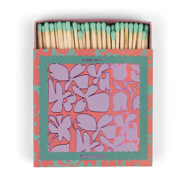 Jumbo Boxed Matches - Abstract Floral