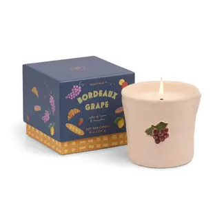 Bistro Ceramic Candle - Bordeaux Grape