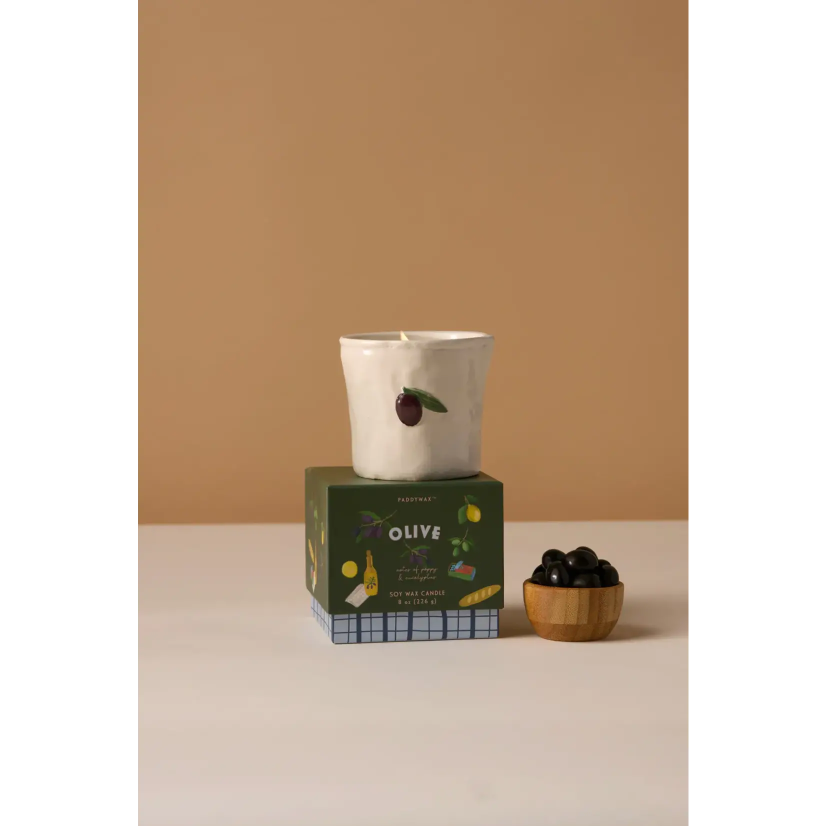 Bistro Ceramic Candle - Fig & Olive